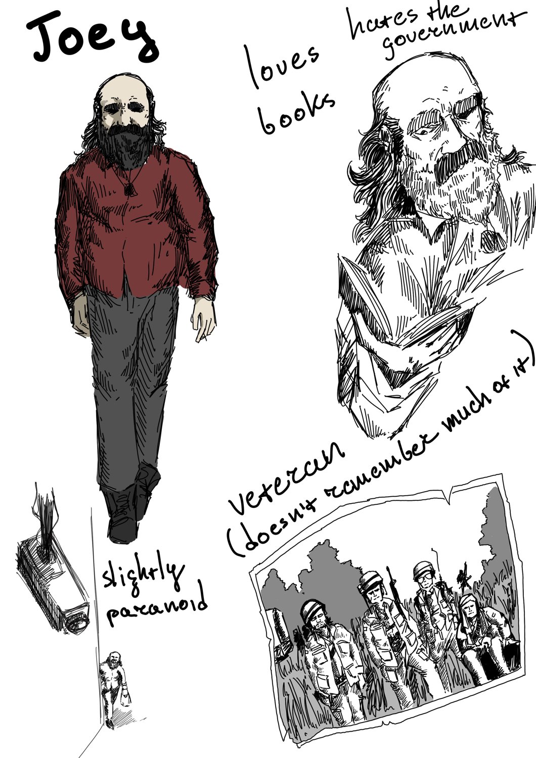 Character concept — Joey