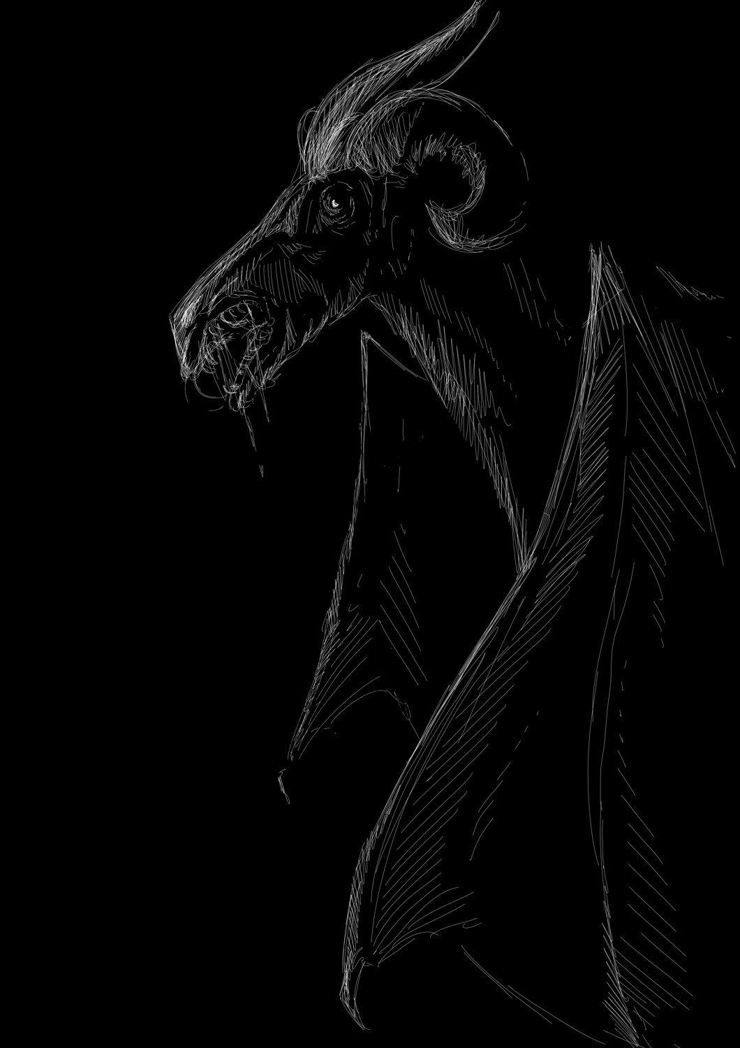 Print for sale — The Jersey Devil